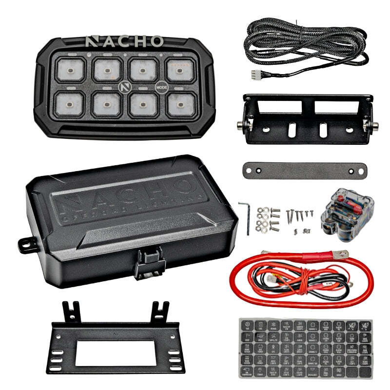 Nacho Offroad Technology NAC11SW Nacho Lighting 8-Switch Auxiliary Accessory Control System