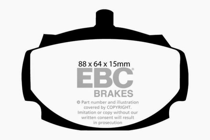 EBC DP2107 Mg fits MG 62-81B 1.8 Greenstuff Front Brake Pads