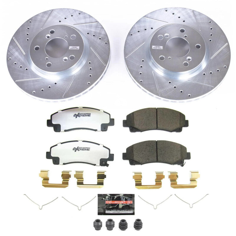 Power Stop K5939-26 12-14 fits Honda Ridgeline Front Z26 Street Brake Kit