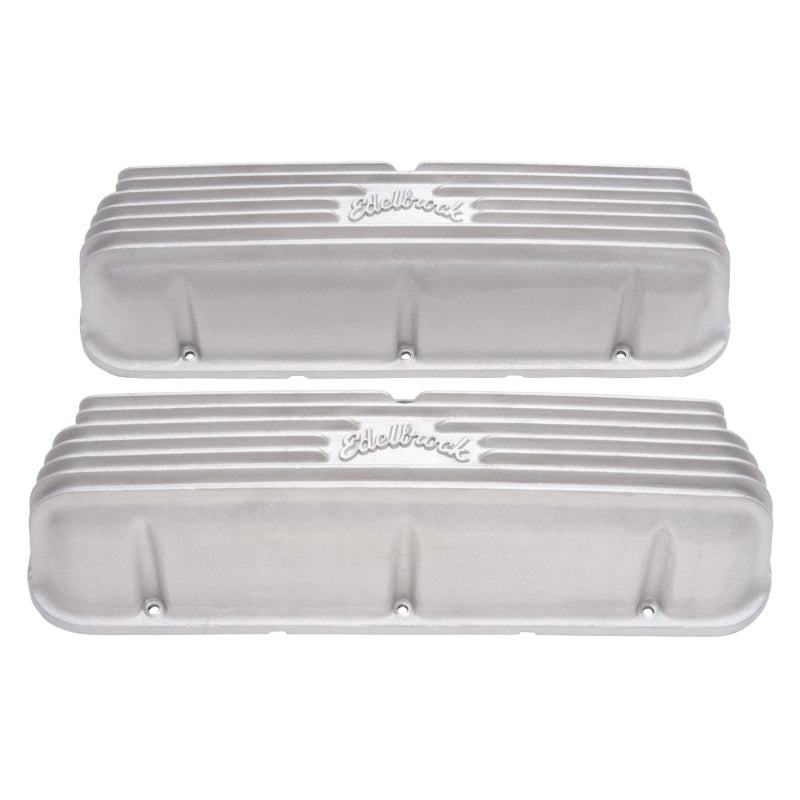 Edelbrock 41609 Valve Cover Classic Series fits Ford 1962-95 221 351W V8 Satin