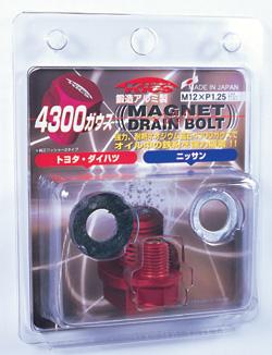 Project Kics WMAG1 fits Toyota/Daihatsu/fits Nissan Red Magnetic Drain Bolt - M12X1.25