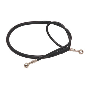 Galfer D198-CR-BLACK Front Steel Braided Brake Line CR Style Standard Length Black