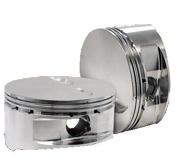 CP Pistons S1730 CP Piston Set for fits Chevy Late Model SBC 350 Flat Top X Style Forgings/Two Barrel Design-Bore (4.030)