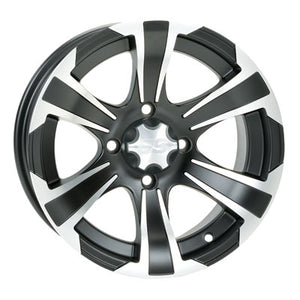 ITP 1428449536B 4/156  SS312 Alloy Series Wheel 14x8 5.0 + 3.0 Matte Black