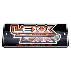 Lexx 121-616-0001 MXe Replacement Logo Plate