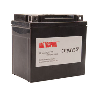 Motosport GTZ7-S Maintenance-Free Battery with Acid GTZ7S