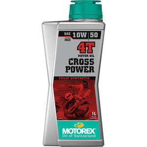 Motorex 308241 Cross Power 4T Motor Oil 10W-50 1 Liter