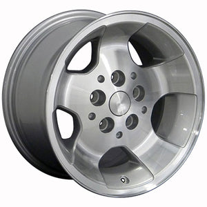OE Wheels JP08-15080-5450-25MS 15" Replica JP08 fits Jeep Wrangler 15x8 Silver