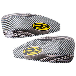 P3 Carbon 781010-WHT Universal Hybrid Handguard Shields White