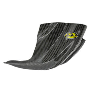 P3 Carbon 301096 Carbon Enduro Skid Plate Black
