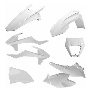 Polisport 90882 Complete Replica Plastic Kit  White