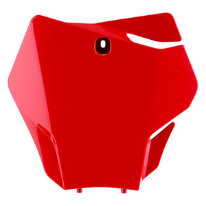 Polisport 8668100003 Front Number Plate  Red