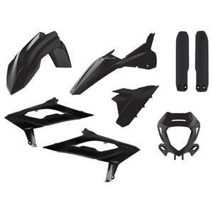 Polisport 91317 Complete Replica Plastic Kit  Black