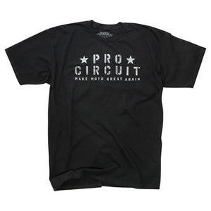 Pro Circuit 6411810-20 Flag T-Shirt Medium Black