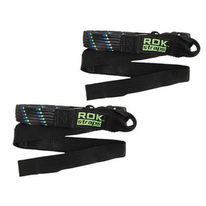 ROK Straps ROK 10001 Heavy Duty Adjustable Cargo Straps  Black/Blue/Yellow