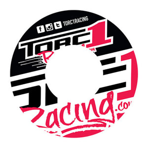 TORC1 Racing 8112-0402 Grip Donuts Red/Black