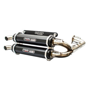 Trinity Racing TR-4174D-BK Stage 5 Dual Exhaust System  Black