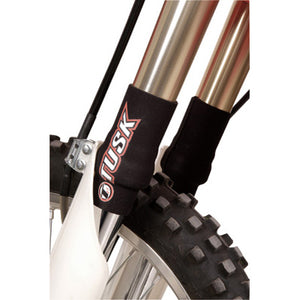 Tusk 1096200004 Neoprene Seal Guards 44-50mm Fork Tube, Long, Black