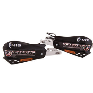 Tusk 1277800003 D-Flex Handguards MX Shields Turn Signals Black 7/8"