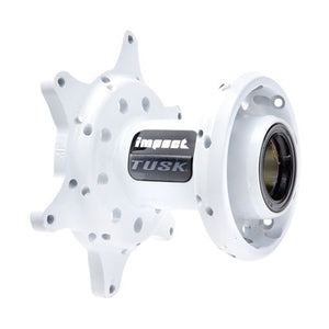 Tusk 1437270018 Impact Motorcycle Hub - Front  White