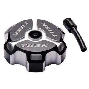 Tusk 1030020041 Billet Aluminum Gas Cap  Black Machined