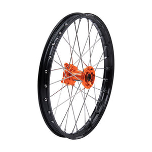 Tusk 1418490070 Impact Complete Front Wheel 19x1.40 Black Rim