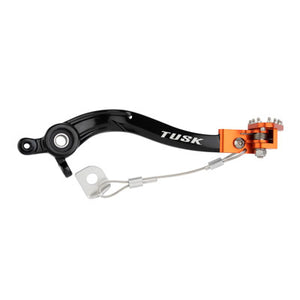 Tusk 1392080025 Aluminum Brake Pedal Orange Tip