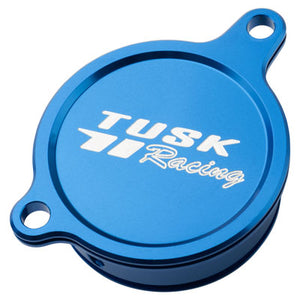 Tusk 1484210013 Aluminum Oil Filter Cover  Blue