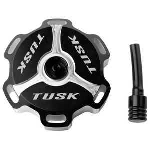 Tusk 1030020044 Billet Aluminum Gas Cap  Black Machined