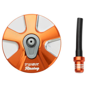 Tusk 1030020039 Billet Aluminum Gas Cap  Orange