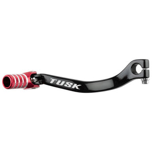 Tusk 1030850075 Folding Shift Lever  Black/Red Tip