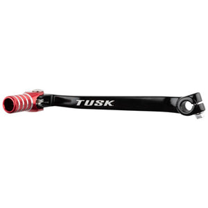 Tusk 1030850076 Folding Shift Lever  Black/Red Tip