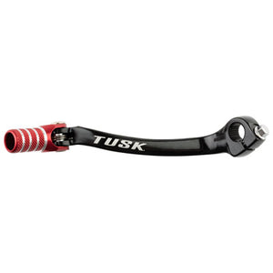 Tusk 1030850083 Folding Shift Lever  Black/Red Tip