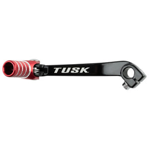 Tusk 1030850097 Folding Shift Lever  Black/Red Tip