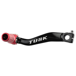 Tusk 1030850180 Folding Shift Lever  Black/Red Tip