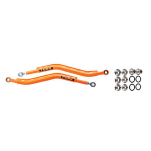 Tusk 1883040018 Mohawk HD High Clearance Lower Radius Rods Orange M12 Bolts