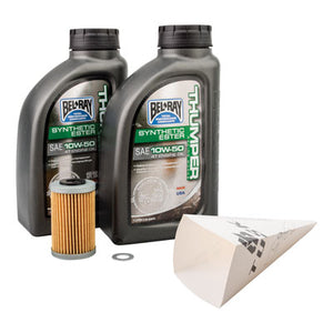Tusk 1529860603 4-Stroke Oil Change Kit  Bel-Ray Thumper Synthetic 10W-50