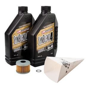 Tusk 1529860594 4-Stroke Oil Change Kit  Maxima Synthetic Blend 10W-40