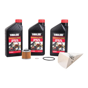 Tusk 1529860330 4-Stroke Oil Change Kit  Yamalube All Purpose 10W-40