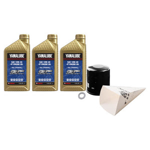 Tusk 1529860644 4-Stroke Oil Change Kit  Yamalube Hi-Perf. Synthetic 10W-40