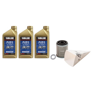 Tusk 1529860586 4-Stroke Oil Change Kit  Yamalube Hi-Perf. Synthetic 10W-40