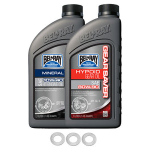 Tusk 2044120234 Drivetrain Oil Change Kit  with Bel-Ray Oil
