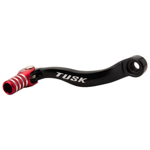 Tusk 1030850191 Folding Shift Lever Stock Black/Red Tip