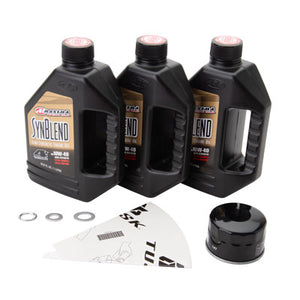 Tusk 1529860995 4-Stroke Oil Change Kit  Maxima Synthetic Blend 10W-40