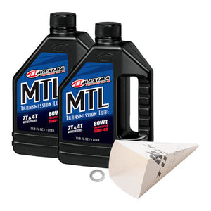 Tusk 1560110116 2-Stroke Transmission Oil Change Kit Maxima MTL 80W