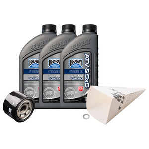 Tusk 1529860971 4-Stroke Oil Change Kit  Bel-Ray ATV & SXS Trail 10W-40