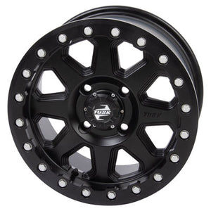 Tusk 2012070003 4/137  Uinta Beadlock Wheel 14x7 5.0 + 2.0 Matte Black