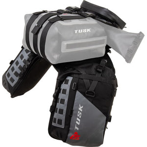 Tusk 2016200002 Highland X2 Rackless Luggage Base System Heat Shield Blk/Gry