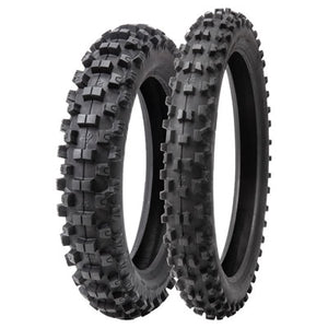 Tusk 2073670007 EMEX T-35 Soft/Int Terrain Tire Set 90/100x21 110/90x19