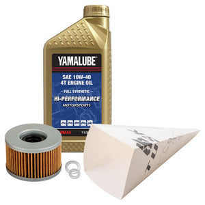 Tusk 1529860632 4-Stroke Oil Change Kit  Yamalube Hi-Perf. Full-Synthetic 10W-40